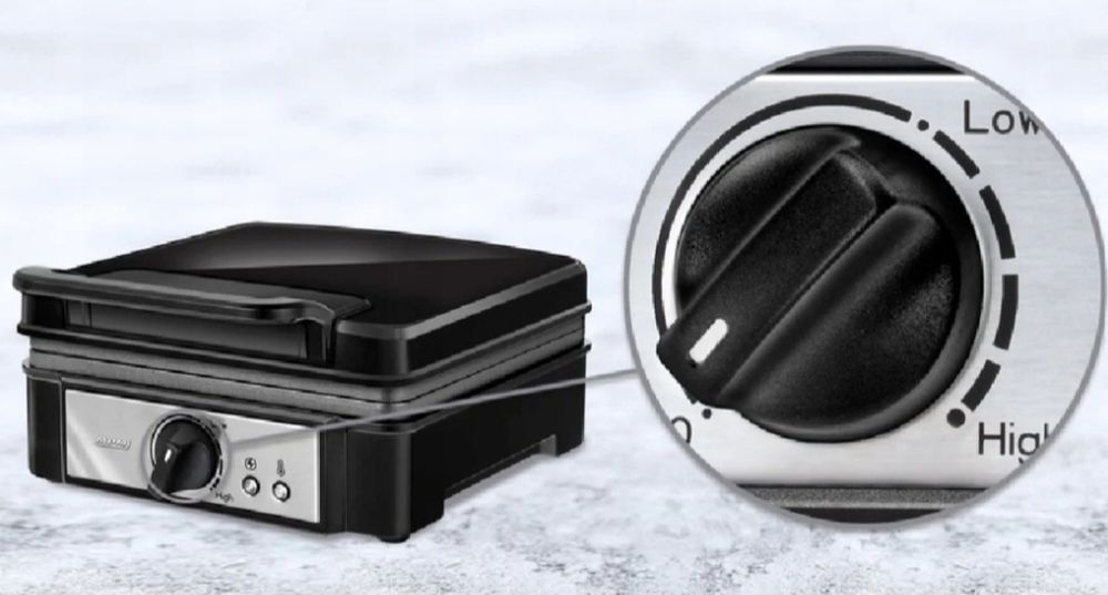 Mocna Gofrownica MPM Duże CHRUPIĄCE GOFRY 1400W