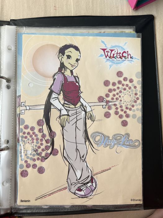 Karteczki witch, bratz, winx duże