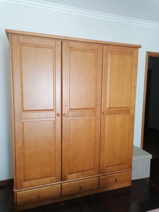 Mobília completa - Quarto de casal - madeira de carvalho