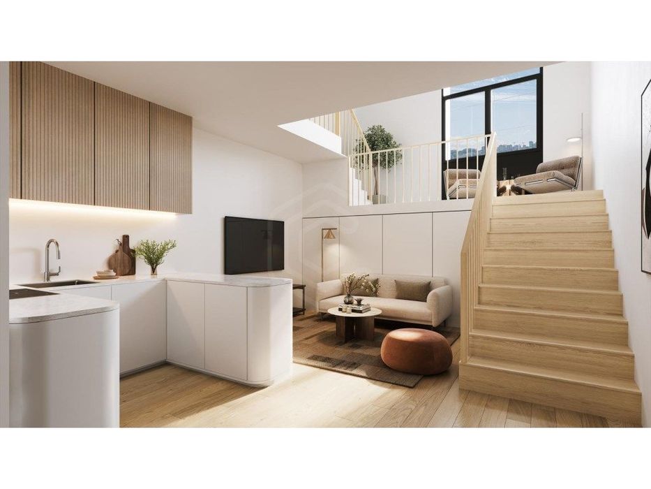 Apartamento T1 duplex junto ao Cais de Gaia - Vila Nova de Gaia