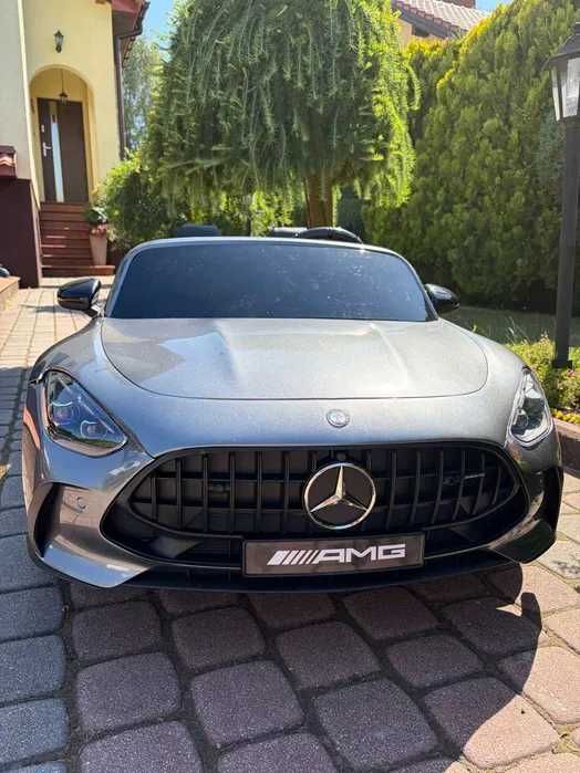 Dwuosobowe Auto Na Akumulator Mercedes GT63 AMG DK-GT63 24V LCD Szary Lakierowany Samochód elektryczny dla 2 dzieci PILOT