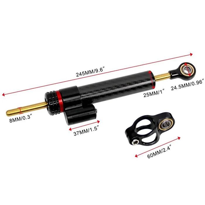Демфер руля на мотоцикл, демфер керма на мото, демфер на мотоцикл