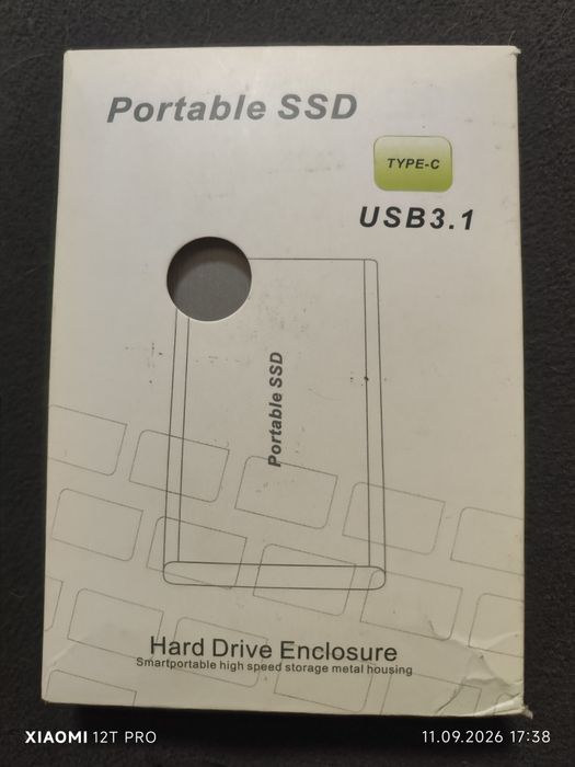 Продам переносной SSD  2 terabytes