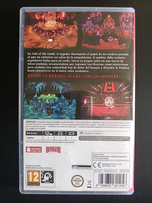 Pudełko na grę Kult Baranka Nintendo SWITCH