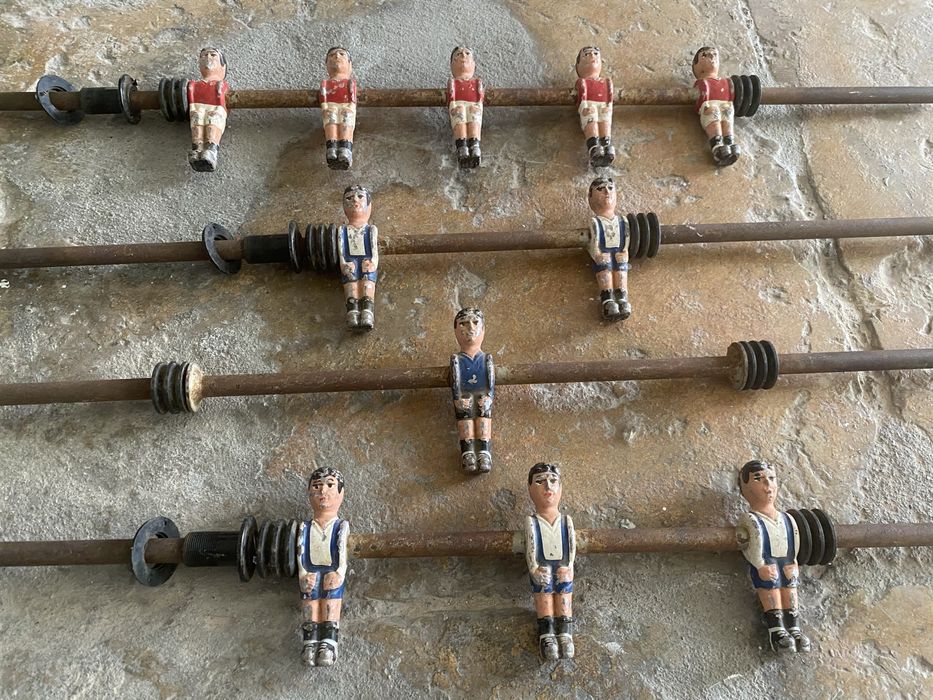 4 varões de matraquilhos antigos