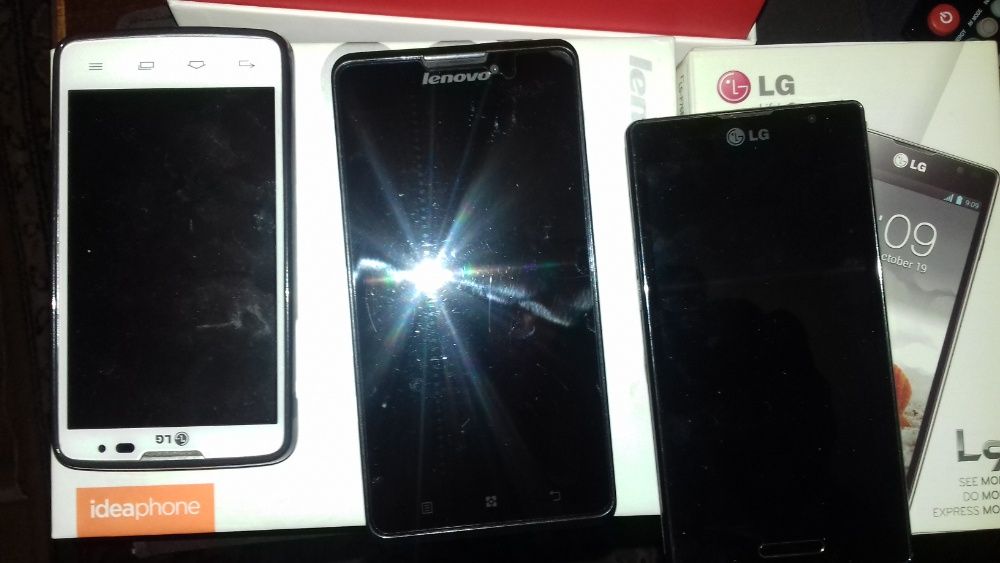 Смартфоны LG-9 Lenovo P780 LG-X135