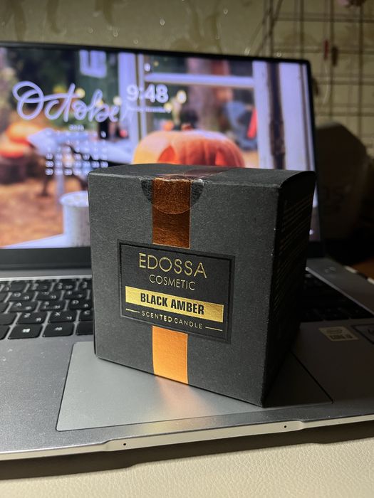 Свеча Edossa Black Amber