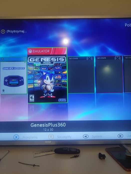 Przerobiona Konsola Xbox 360 Aurora + 2 pady + gry