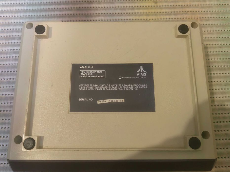 leitor cassetes atari 1010