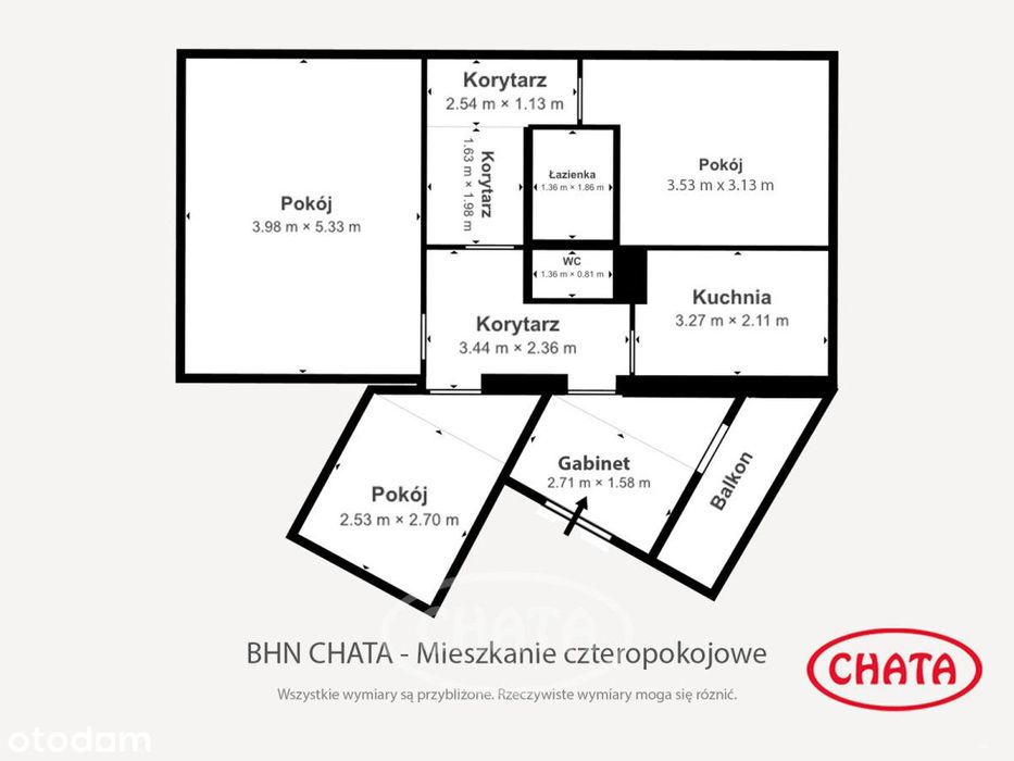 Strzegomska/Balkon/Rozkład/Winda/Media Miejskie