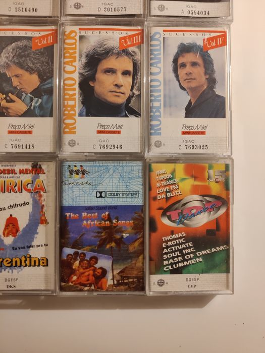 15 casettes originais + 22 casettes de surpresa