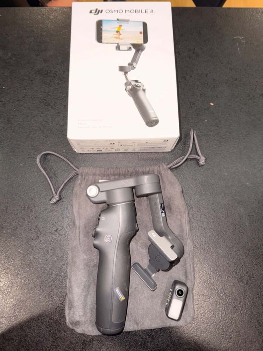 DJI Osmo Mobile 8 + moduł wielofunkcyjny DA100 + pudełko