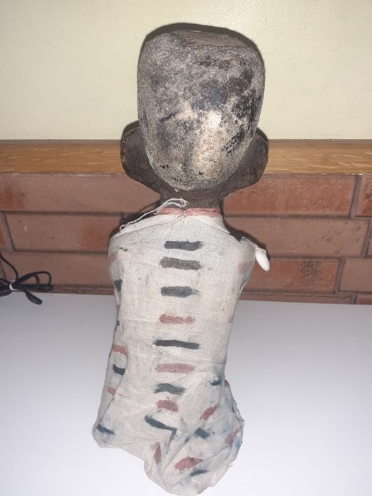 Estatueta em madeira feita à mão africanab 30 cm