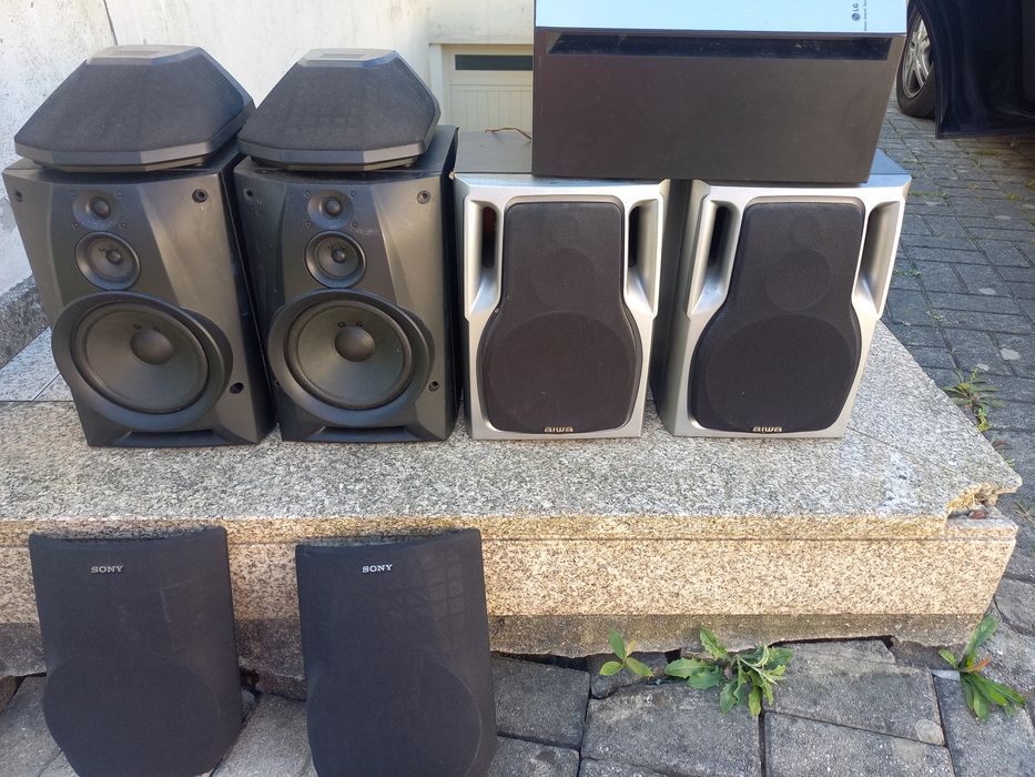 Vendo,Colunas de som.