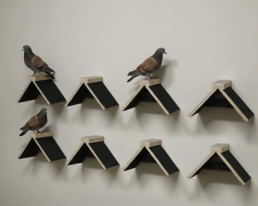 Siodełko siodełka spoczynkowe dla gołębi ze sklejki gołębnik