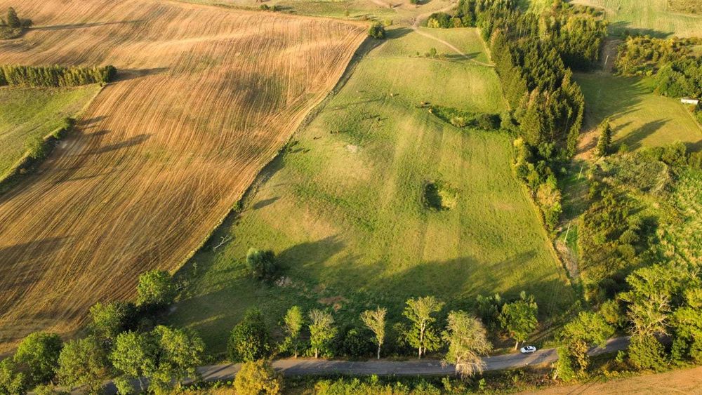 Działki budowlane 1500 m² – Ryn – media przy działce