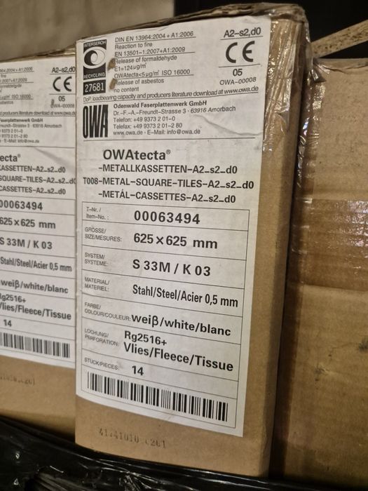 Metalowe kasetony sufitowe