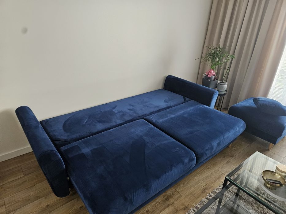 Sprzedam sofa z pufa i fotelem