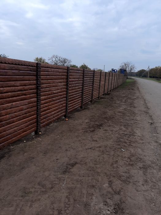 Установка заборов 3D сетка