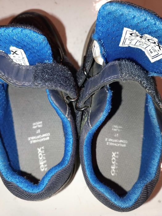 Детские кроссовки Geox Respira 27 р. синие кожаные.