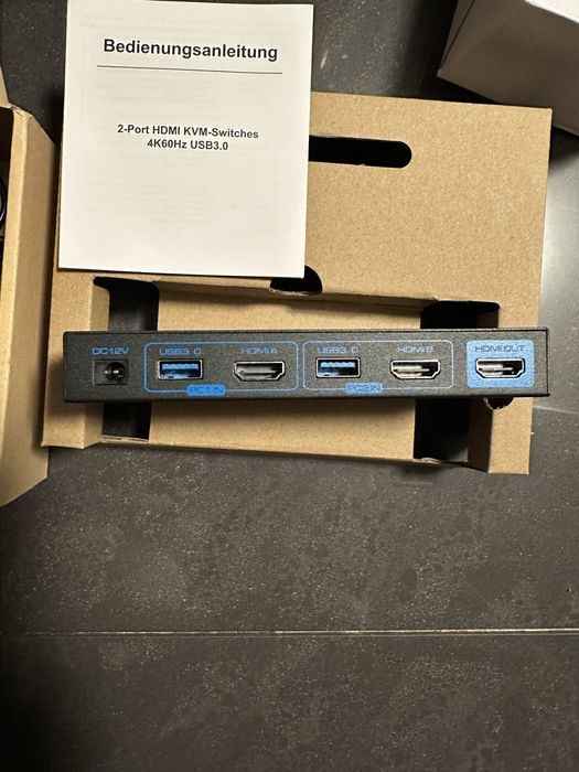 Kvm switch 2*1 Vpfet 2пк,1монітор