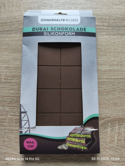 Silikonowa forma do dubajskiej czekolady