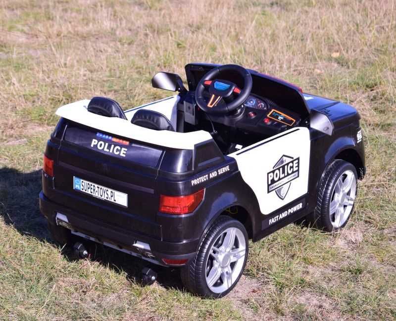 BAWIBUS.PL Auto samochód na akumulator POLICYJNY SUV jeep autko pilot