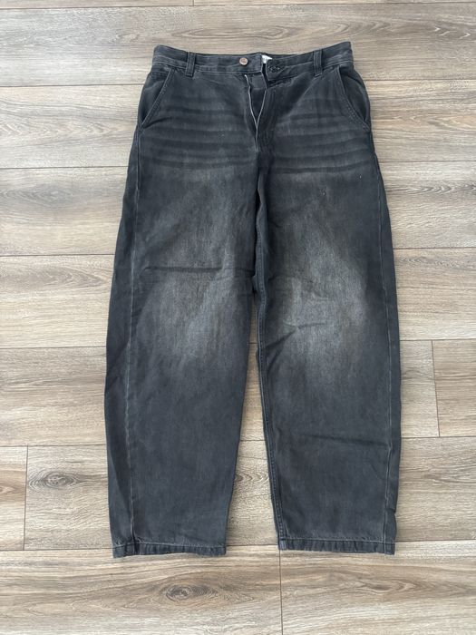 широкі джинси bershka та crop