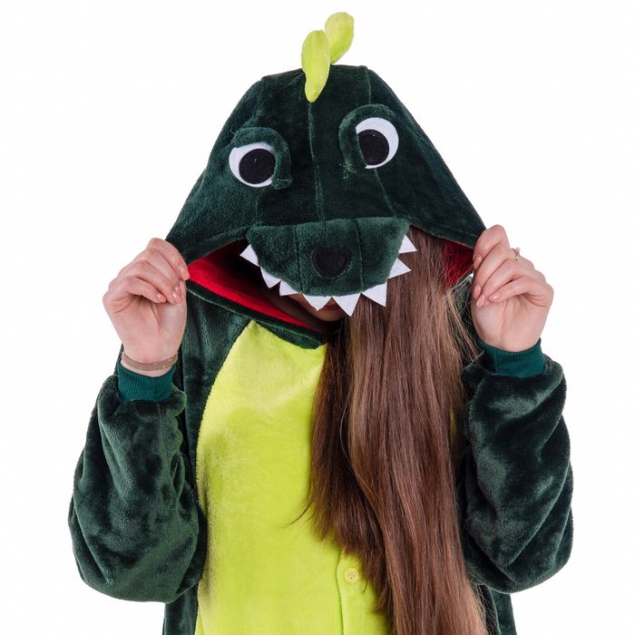Piżama Kigurumi Kombinezon Przebranie Dinozaur M 155-164 cm