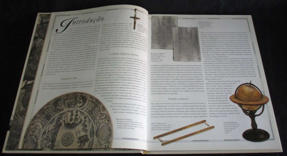 Livro Atlas dos Naufrágios e Tesouros Nigel Pickford
