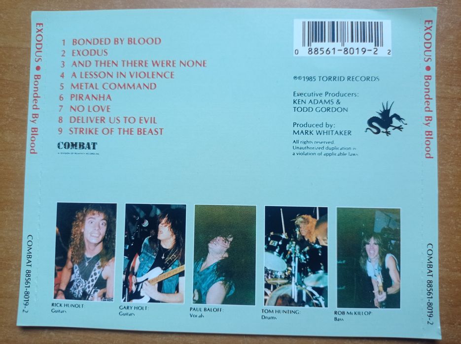 Exodus - Bonded by blood