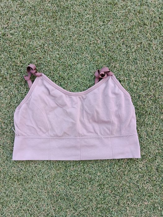 Seamless Bralette Castanho Taupe Adjustable Straps