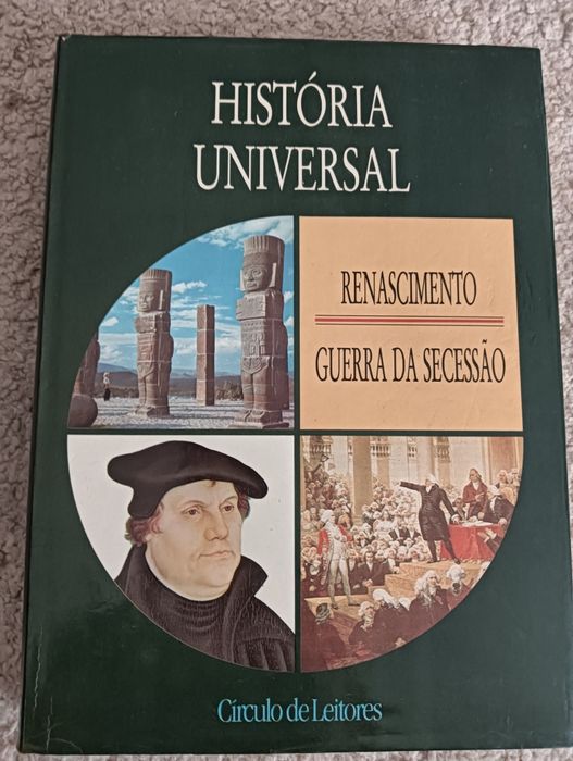 Renascimento, guerra da secessão Colecão Historia Universal  Como Novo