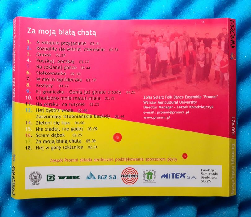 Promni - Za Moją Białą Chatą (CD, 2003)