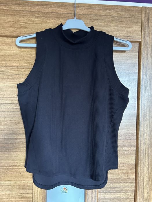Czarny Top Bluzka Bluzeczka Rozmiar 42 XL