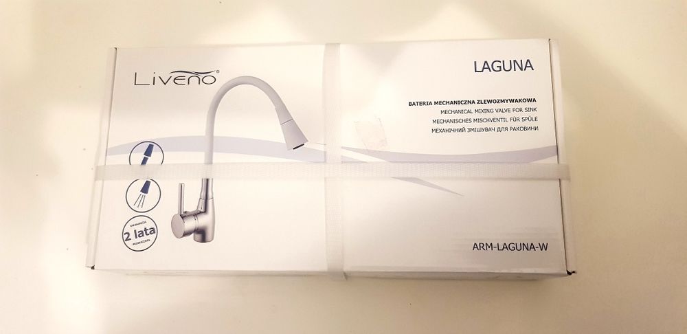 Sprzedam nową baterię kuchenną – biała, Liveno