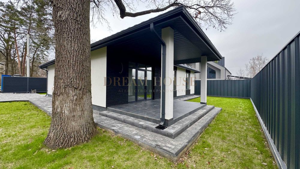 Одноповерховий будинок на 5 сотках у Бучі. Газове опалення