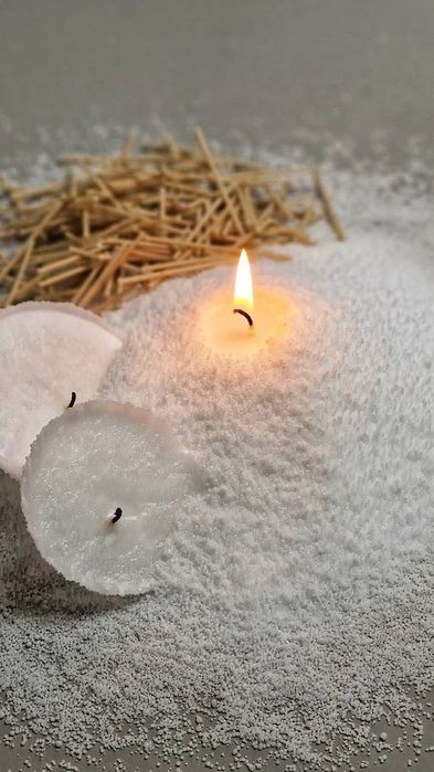 Пальмовий віск для насипних свічок Плюс 1м гноту.