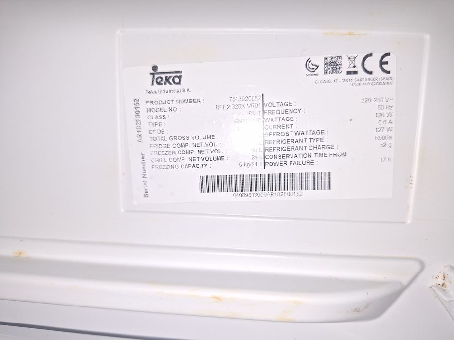 Frigorífico Combinado TEKA RBF 44630 SS
