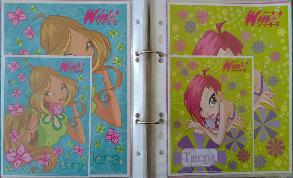 Segregator z karteczkami Witch i Winx