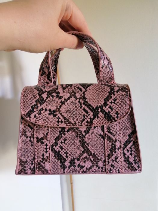 Mala Zara padrão cobra