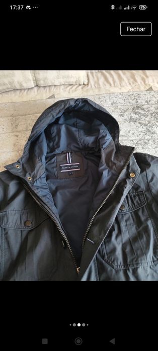 Casaco Homem Tommy Hilfiger tamanho L (troco por aquário)