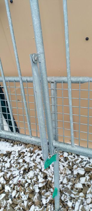 Barierka ocynk ciężka sceniczna zaporowa policyjna