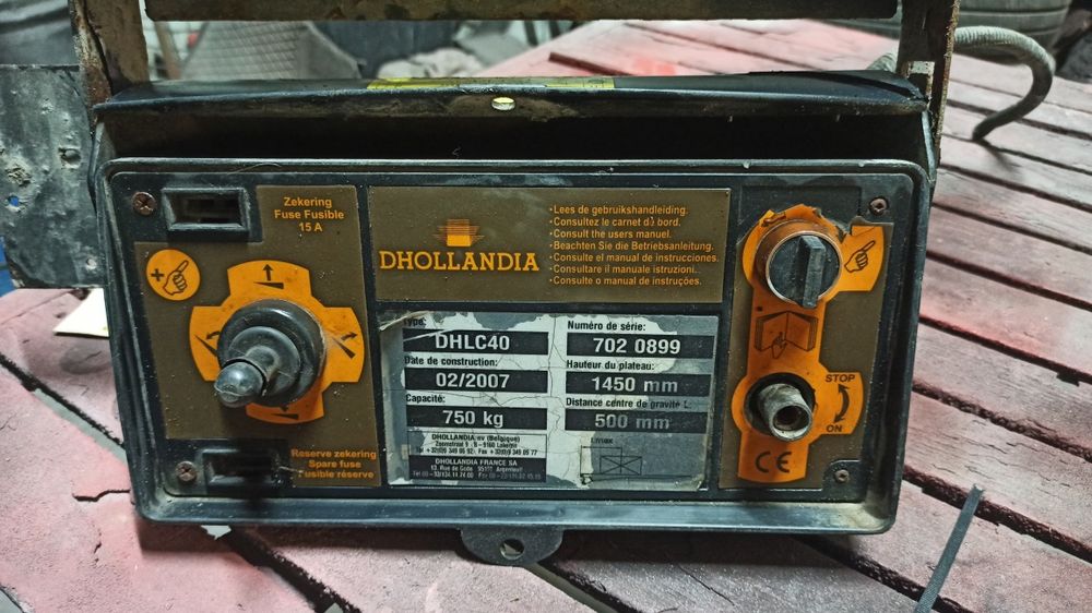 Panel sterowania pilot winda zaladowca Dhollandia Hydris 12v klapka