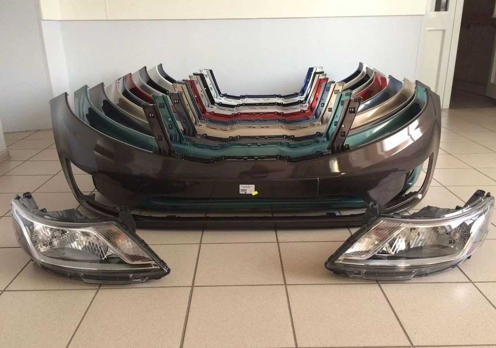Бампер передний Kia Rio 3 2011–2014 все цвета
