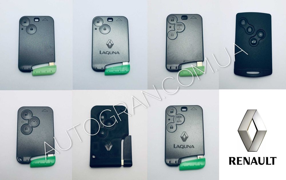 Корпус ключ-карти Renault Megane Laguna Espace Scenic