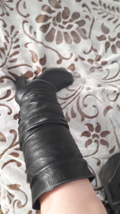 Сапоги кожаные Новые зима