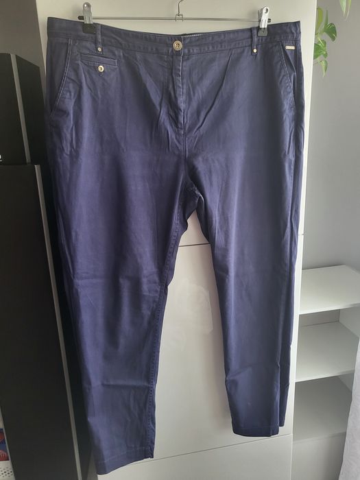 Granatowe spodnie damskie rozmiar.48/50
