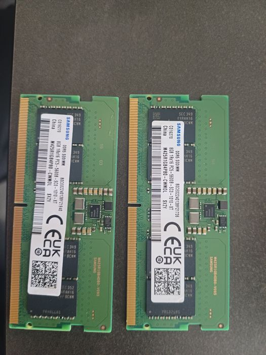 Модуль пам'яті ОЗУ Samsung SO-DIMM DDR5 16GB (8×2) 5600MHz