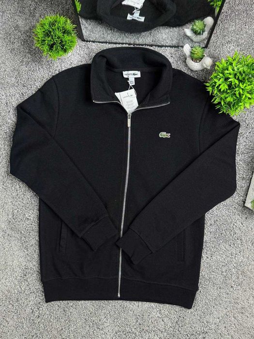 Кардиган ЗІПКА Lacoste с-хл біла чорна